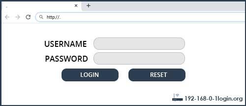 .. default username password
