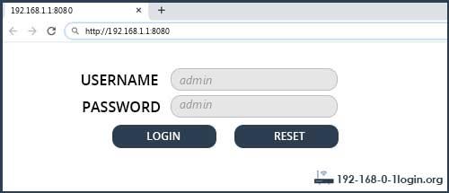Change http password //192.168.l.l How to